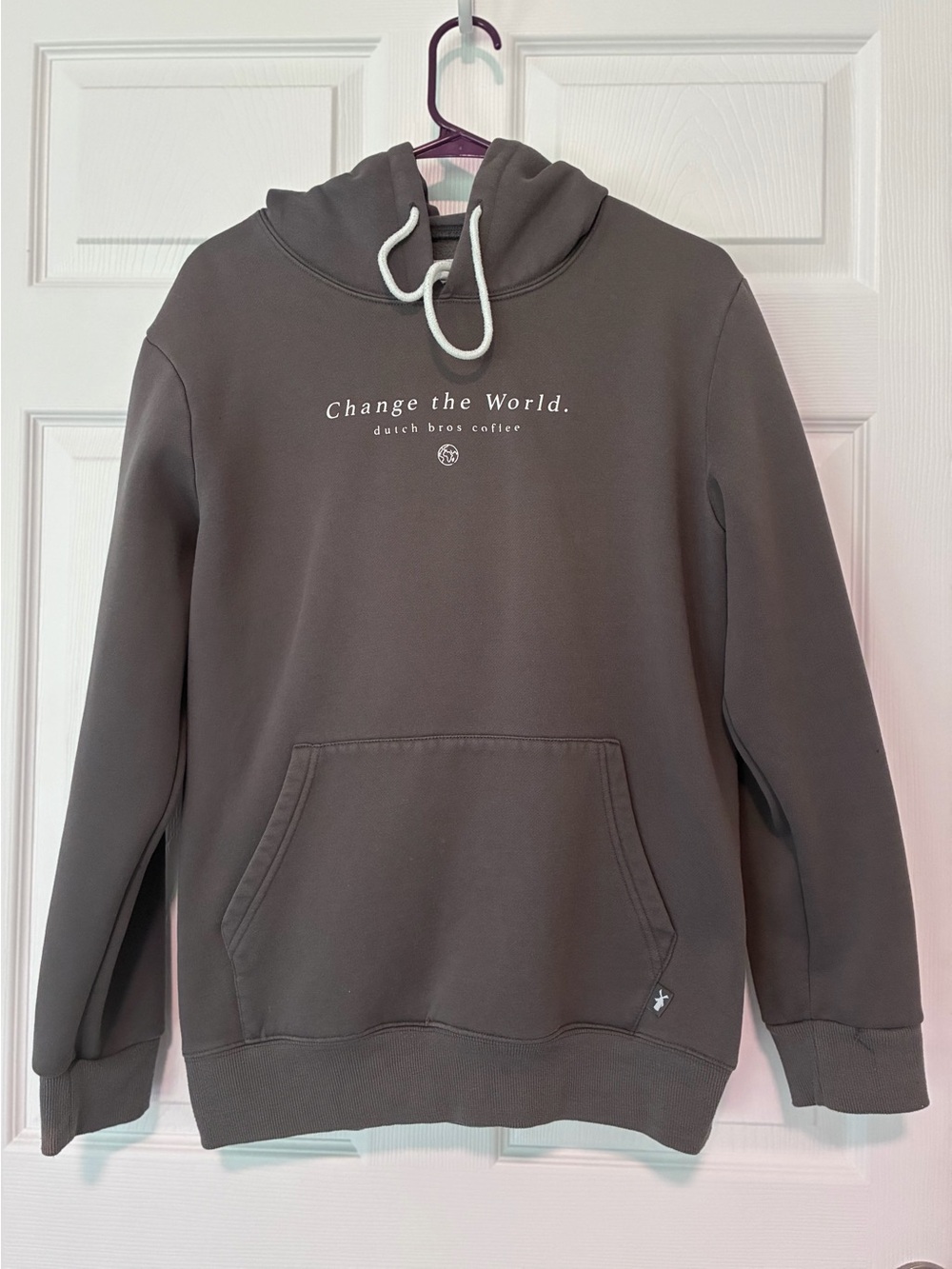 Dutch Bros Dark Gray "Change the World" Hoodie